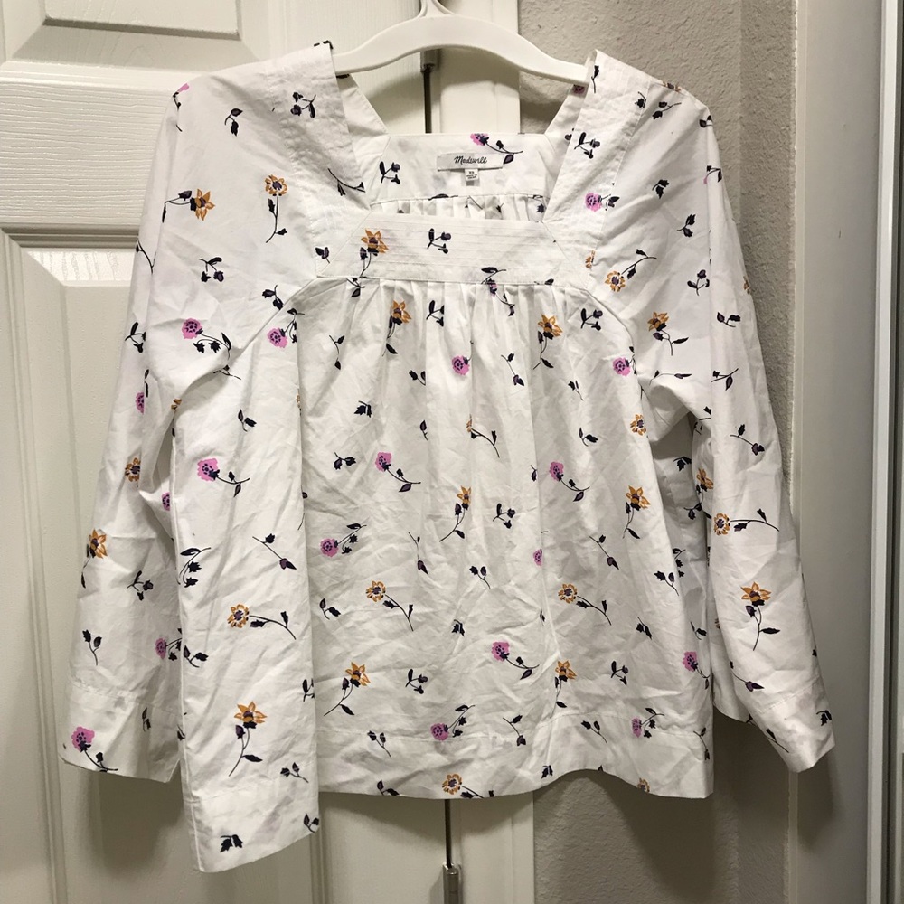 Madewell floral shirt